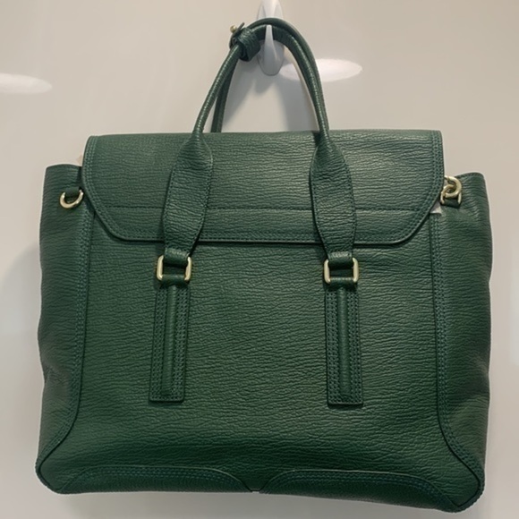 3.1 Phillip Lim Pashli Green Medium Satchel Bag - Picture 2 of 5